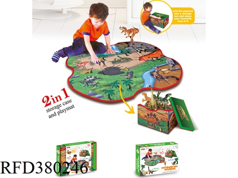 2 IN 1 TOY CARPET & STORAGE BOX