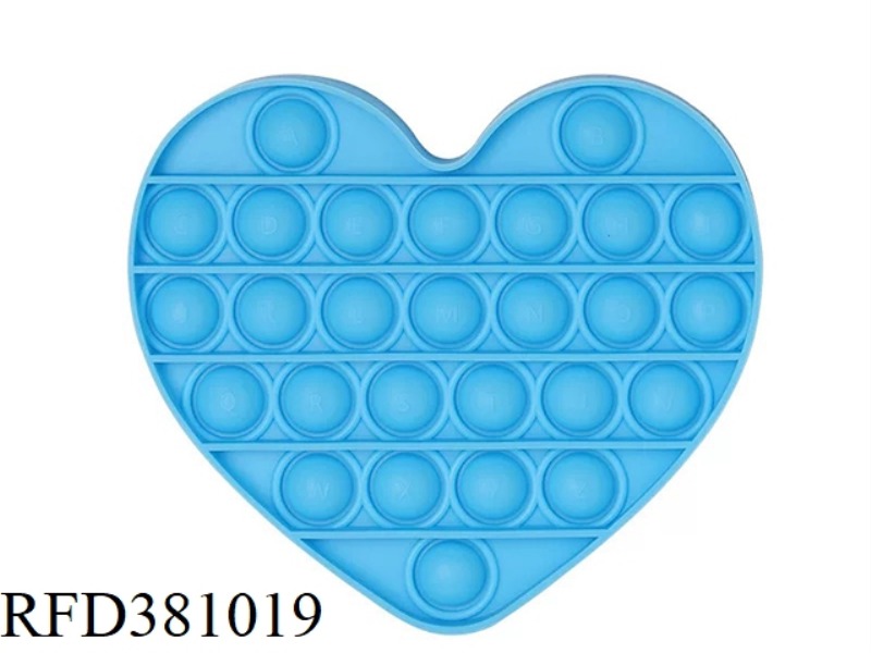 RODENT PIONEER BUTTON WITH LETTERS (HEART SHAPE) 58G