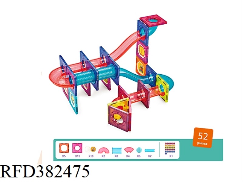 COLOR WINDOW MAGNETIC PLATE 52PCS