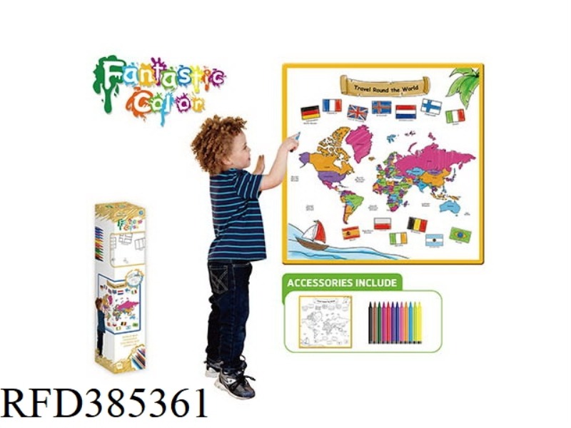 DOODLE CANVAS (TRAVEL AROUND THE WORLD)