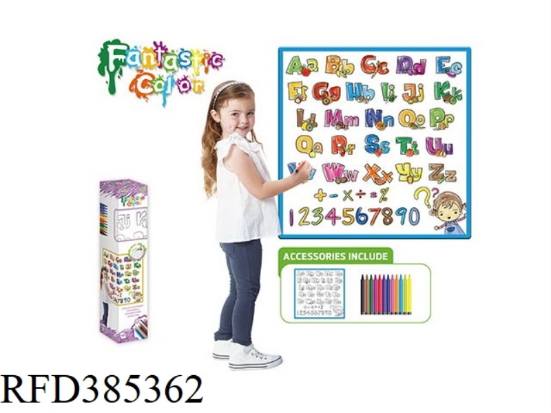 DOODLE CANVAS (ENGLISH ALPHABET FRUIT)