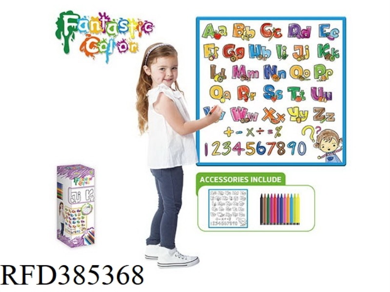 DOODLE CANVAS (ENGLISH ALPHABET FRUIT)
