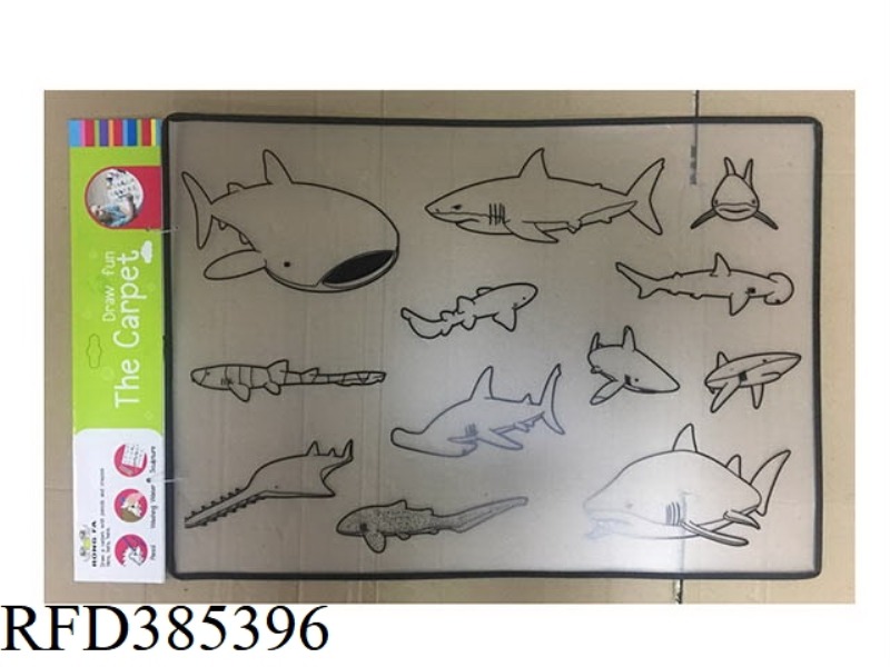 COLORING AND DRAWING BOARD【OCEAN SHARK】