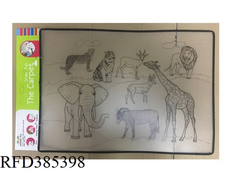 COLORING AND DRAWING BOARD【WILD ANIMALS】