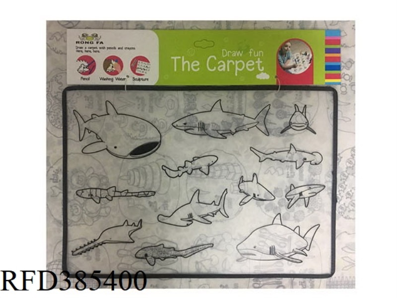 COLORING AND DRAWING BOARD【OCEAN SHARK】