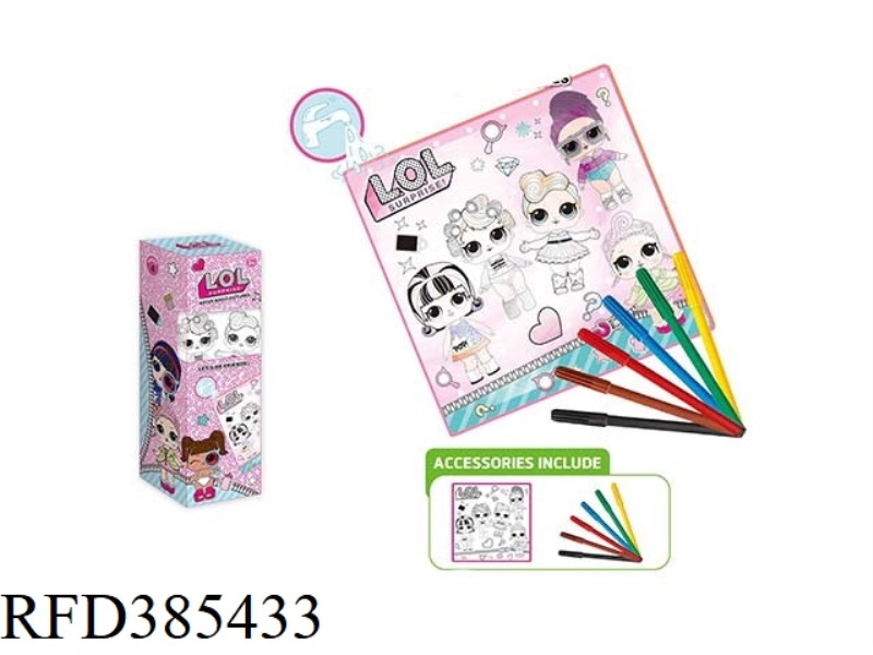 SURPRISE DOLL COLOR CANVAS