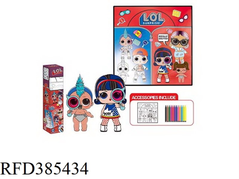 SURPRISE DOLL COLOR CANVAS