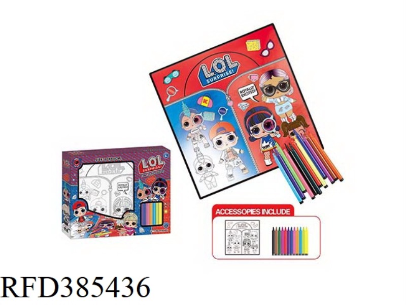 BIG BOX SURPRISE DOLL COLOR CANVAS