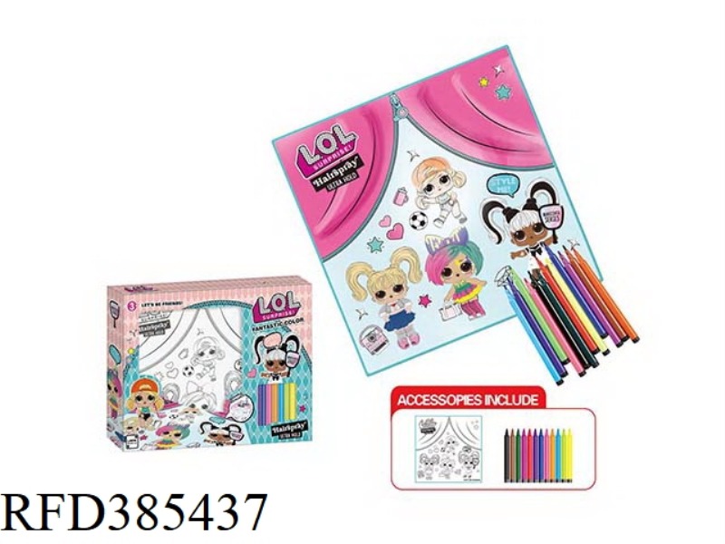 BIG BOX SURPRISE DOLL COLOR CANVAS