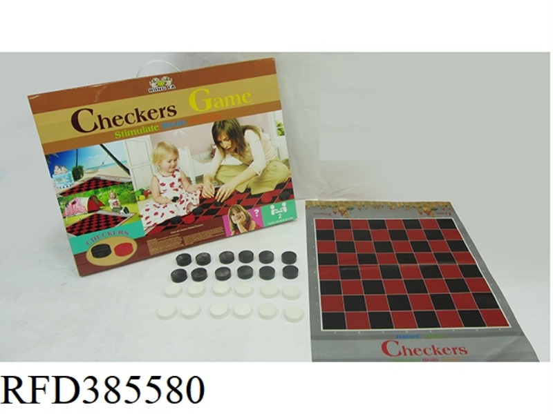 MEDIUM-SIZED TURNTABLE FLOOR MAT CHESS 【CHESSBOARD】