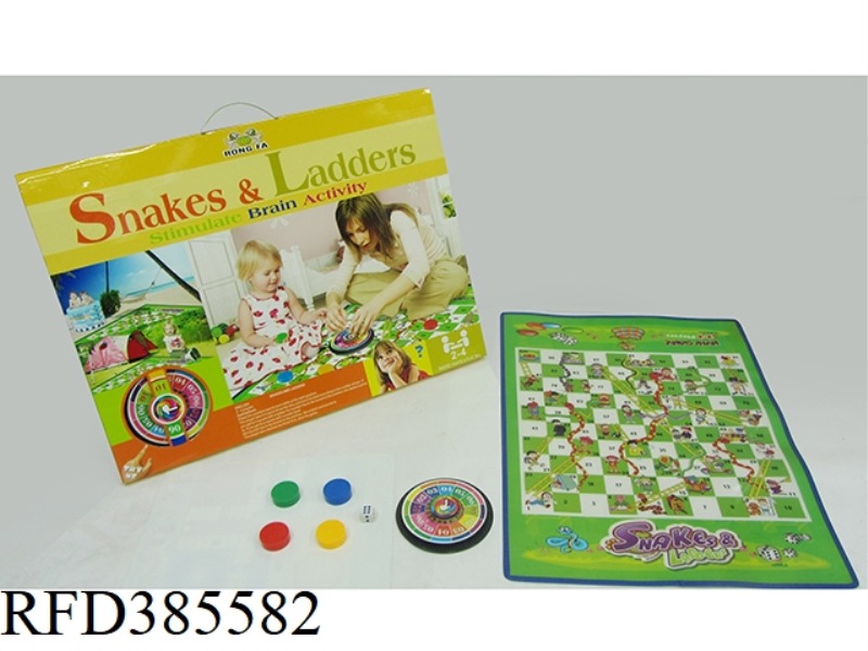 SNAKE CHESS ON THE FLOOR MAT OF MEDIUM TURNTABLE 【CHESSBOARD】