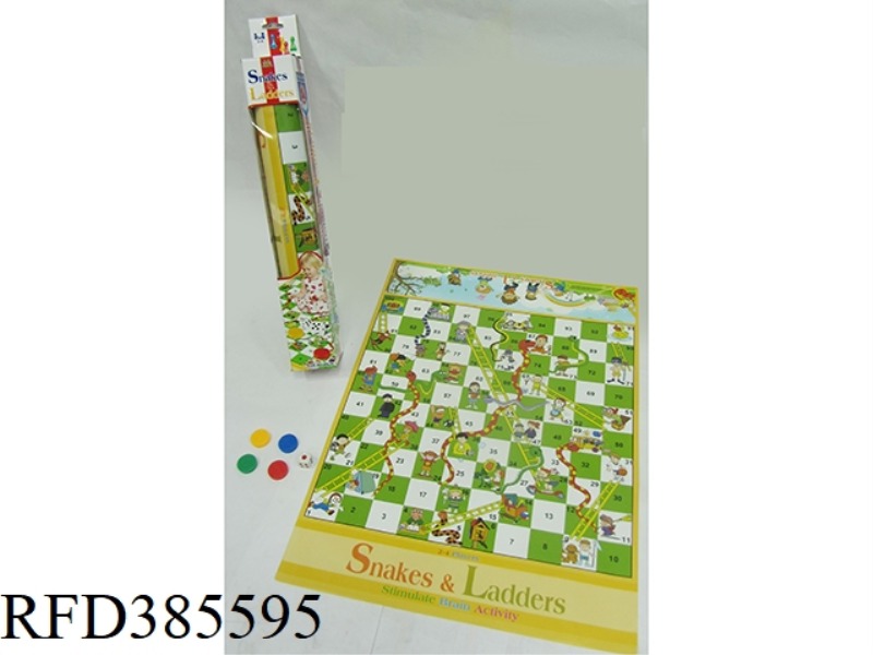 ENGLISH MEDIUM FLOOR PAD SNAKE CHESS