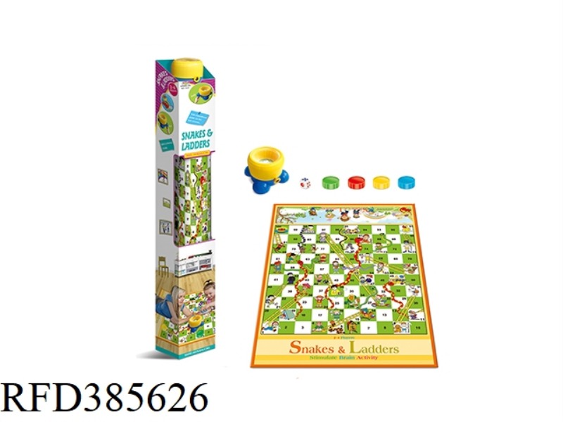 LARGE BARREL DICE CLOCK SNAKE CHESS