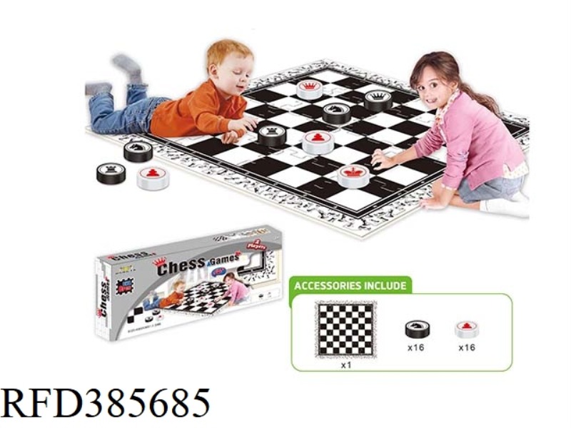 EVA MAT COLOR BOX CHESS SET