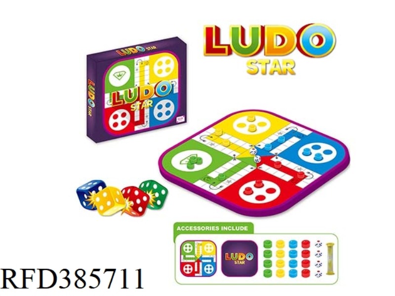 LARGE NEW VERSION OF LUDO GAME CHESS