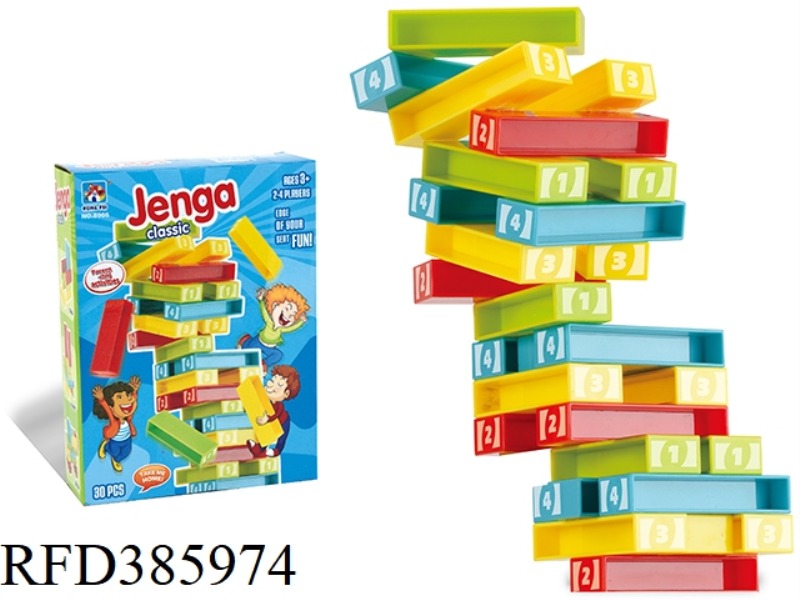 REAL COLOR JENGA