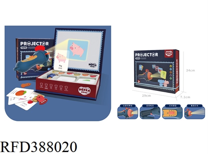 GIFT BOX PROJECTION TUBE (BLUE)