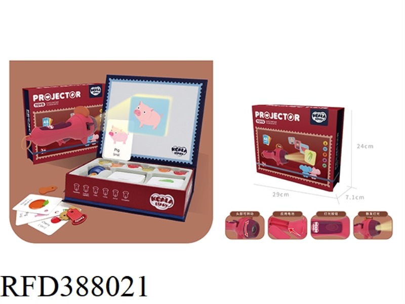 GIFT BOX PROJECTION TUBE (RED)