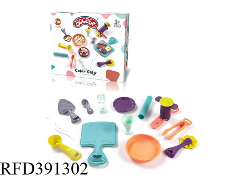 COLOR MUD SET (6 CANS OF 2 OUNCES) 19PCS