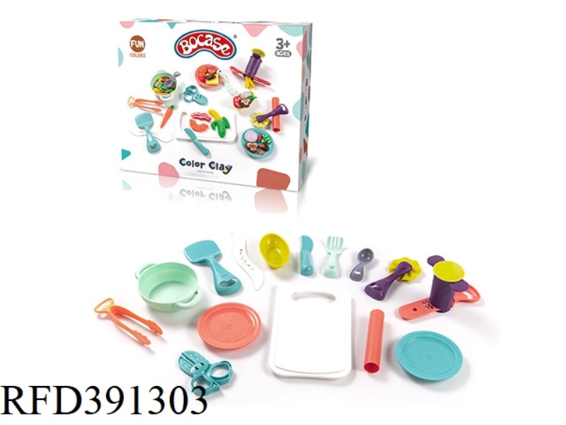 COLOR MUD SET (6 CANS OF 2 OUNCES) 21PCS