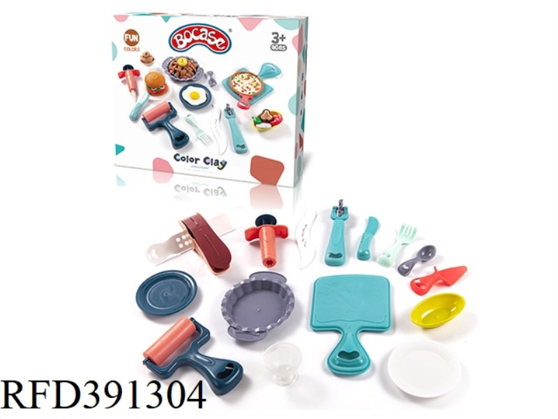COLOR MUD SET (6 CANS OF 2 OUNCES) 21PCS