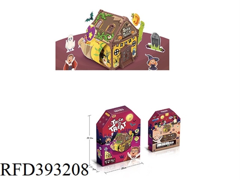 HALLOWEEN CARNIVAL DIY PUZZLE CONSTRUCTION PAINTING