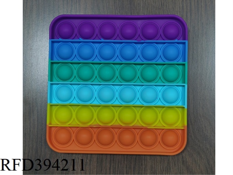 12CM SQUARE (RAINBOW COLOR) 53G