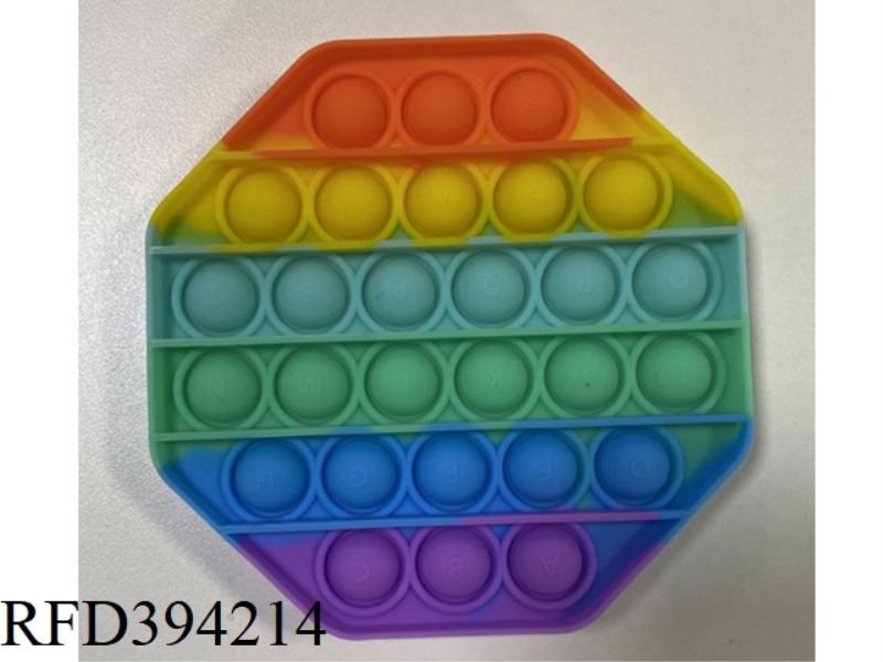 12CM OCTAGON (RAINBOW COLOR) 55G