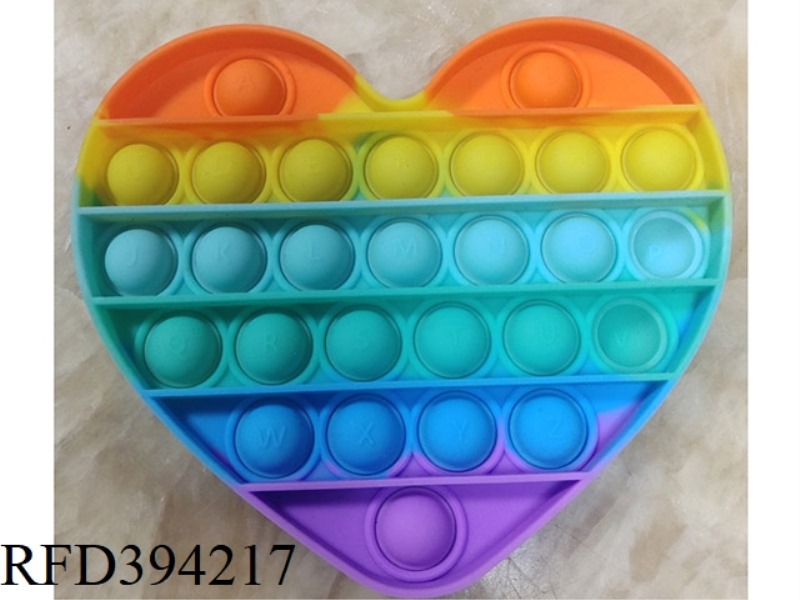 12CM HEART (RAINBOW)60G