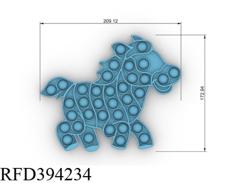 HORSE (SOLID COLOR) 98G