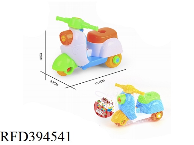 PUZZLE DISASSEMBLY CARTOON MOTORCYCLE
