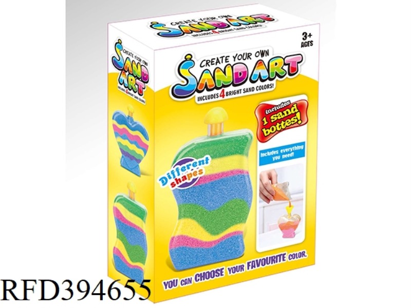 DIY COLORED SAND TOYS