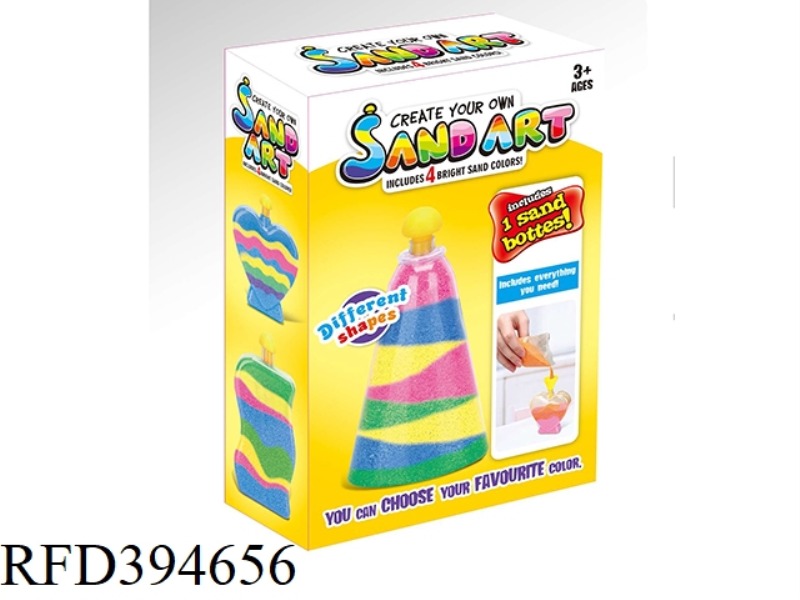 DIY COLORED SAND TOYS