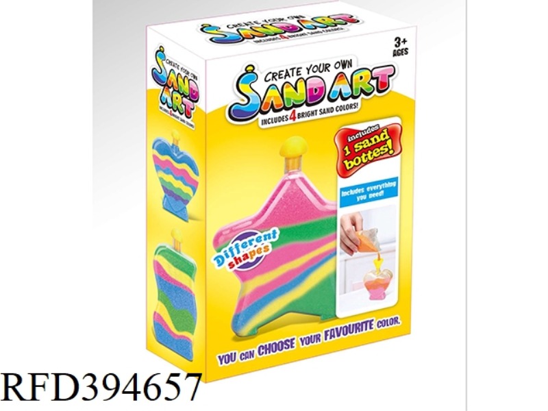 DIY COLORED SAND TOYS