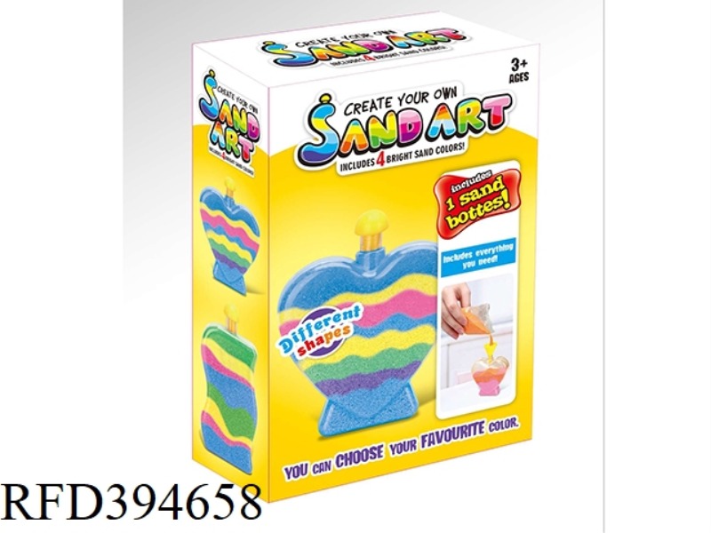 DIY COLORED SAND TOYS