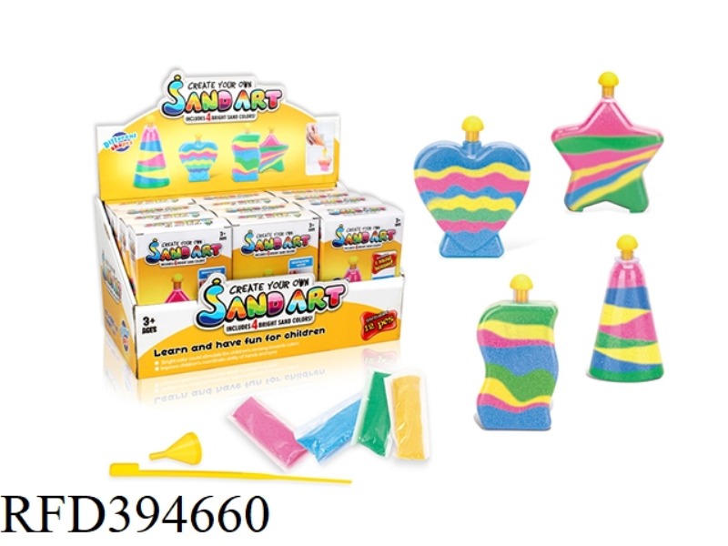 DIY COLORED SAND TOYS 12PCS