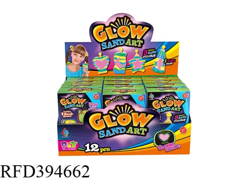 DIY COLORED SAND TOYS 12PCS