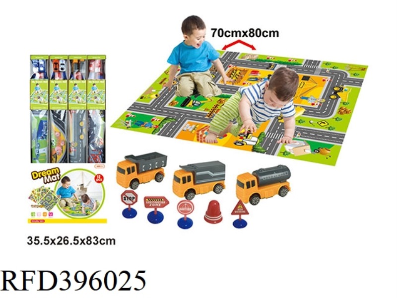ENGINEERING TRAFFIC CARPET MAP (12PCS)