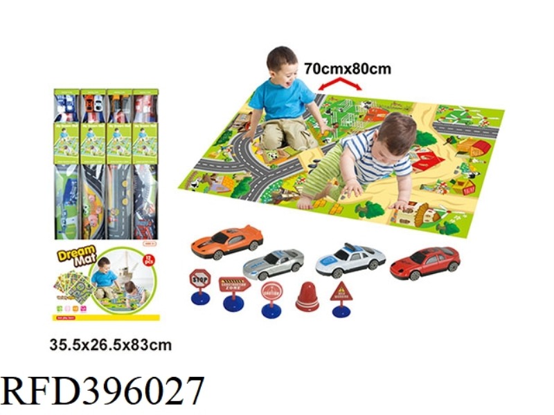 FARM TRAFFIC CARPET MAP (12PCS)