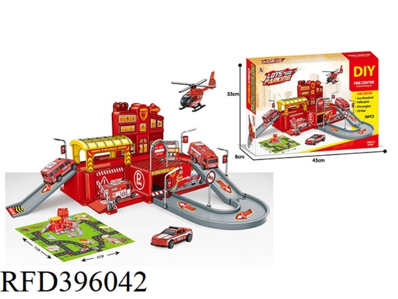 3D FIRE CARPET SCENE