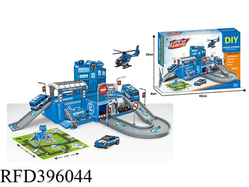 3D POLICE CARPET SCENE