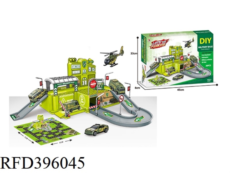 3D MILITARY CARPET SCENE