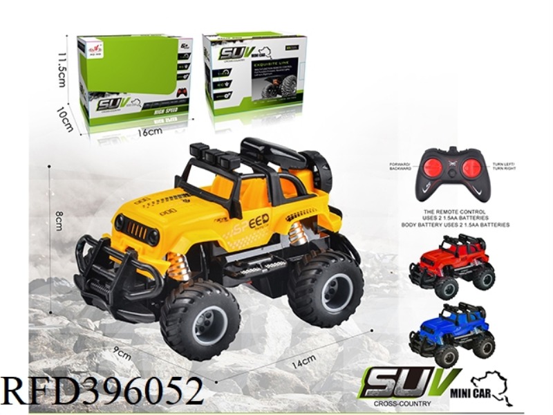 1:43 MINI JEEP OFF-ROAD VEHICLE (NOT INCLUDE)