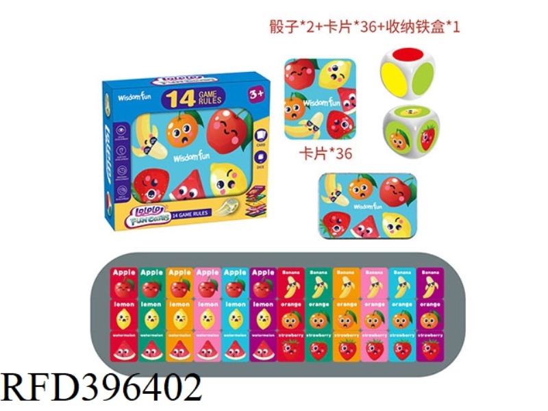 FUN CARD GAME - STANDARD VERSION - FRUIT