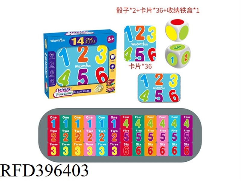 FUN CARD GAME - STANDARD VERSION - NUMBER