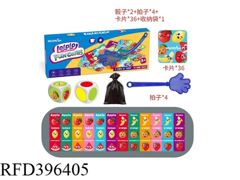 FUN CARD GAME - HIGH TABLE - FRUIT