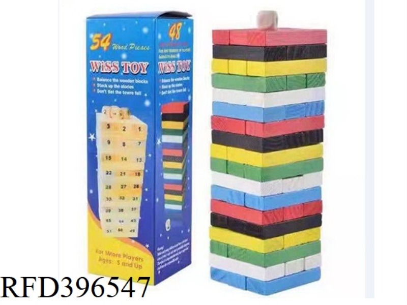 54 COLOR JENGA