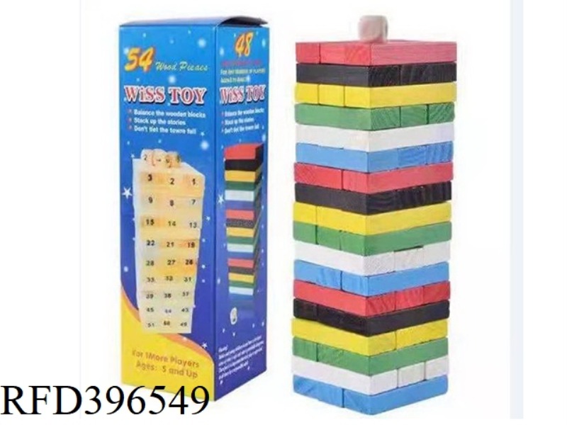 54 COLOR JENGA