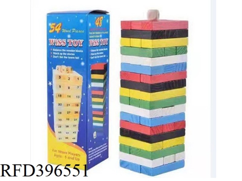 54 COLOR JENGA