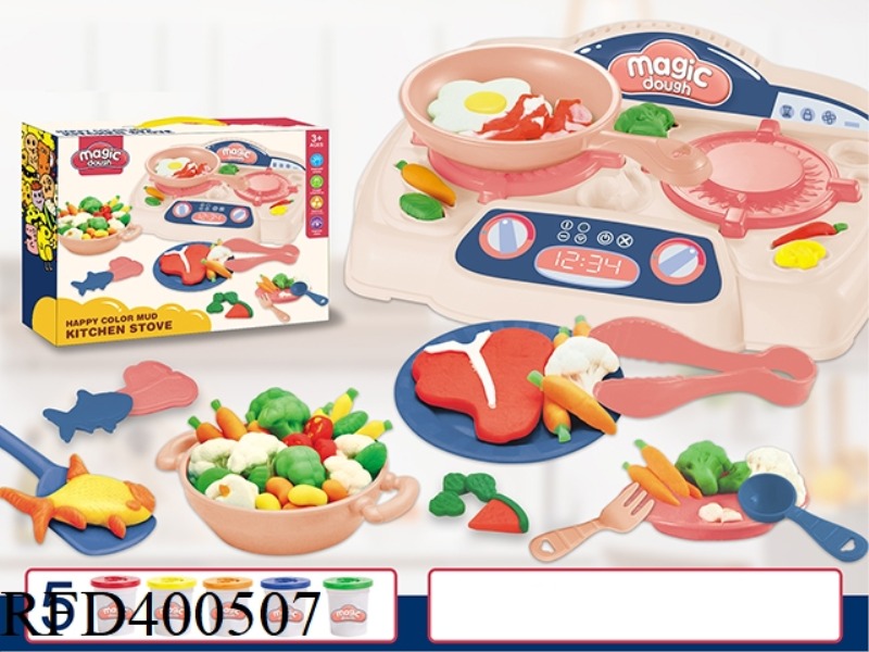 GAS STOVE COLOR MUD SET